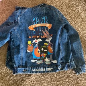 Members Only Space Jam: A New Legacy Jean Jacket